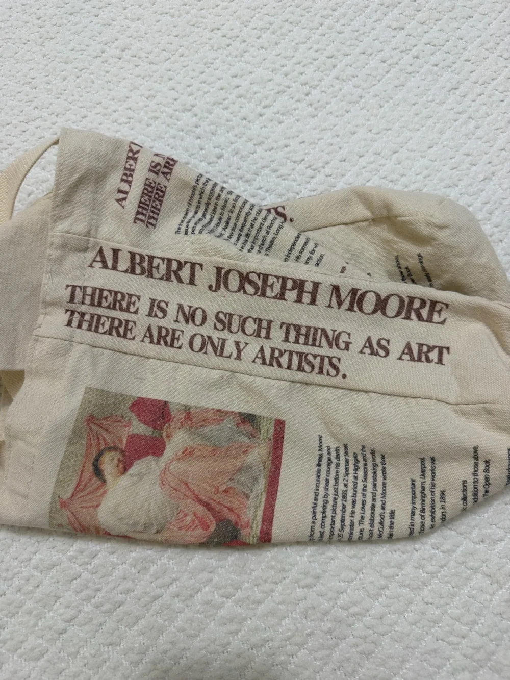 Albert Joseph Moore Canvas Tote Bag